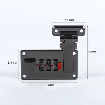 Gepäck kombination schloss a4 Ledertasche Zahlens chloss Zink legierung Holz Werkzeug kasten Haushalts zubehör Teile