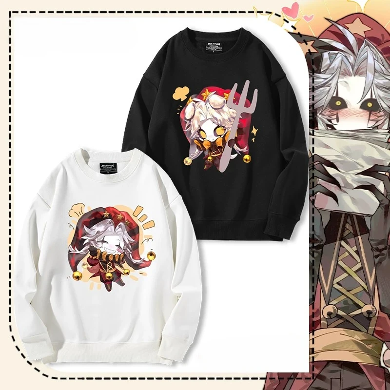 

Anime The Freak Circus Pierrot Cartoon Print Oversized Hoodie Women Men O-neck Long Sleeve Crewneck Sweatshirt Casual Tracksuit