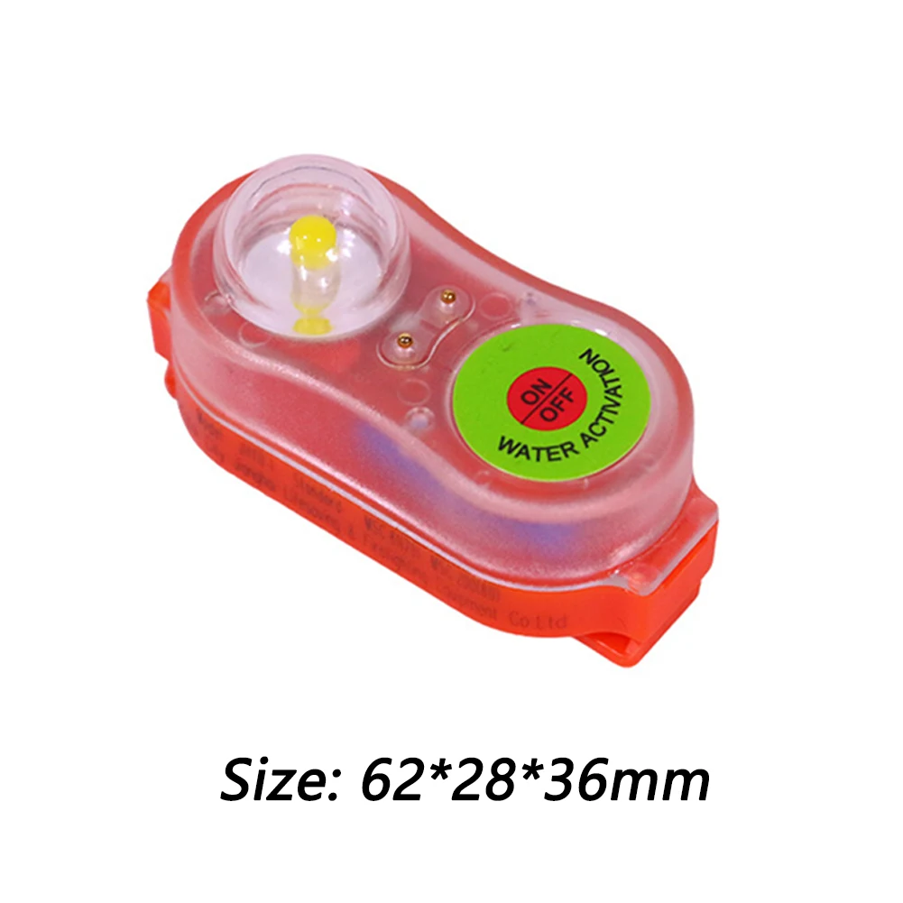 Automatic Survivor Locator Light Energy-Efficient Safety Personal Locator Light Life Vest Signal Light for Swimming Sea Fishing