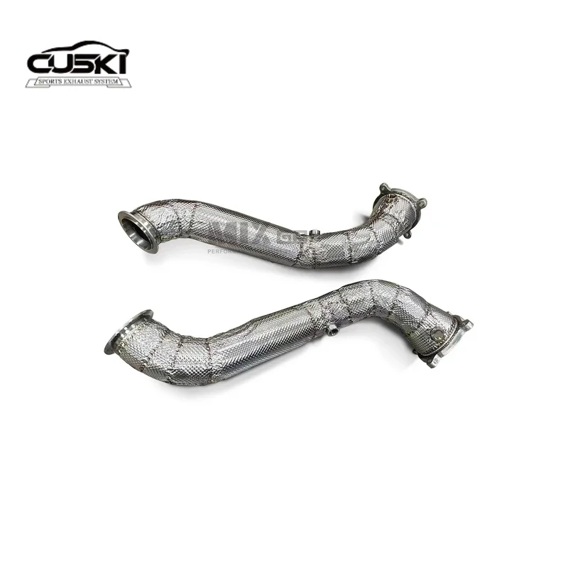 Stainless Steel Automotive Exhaust Parts For McLaren 600LT Spider/Coupe 3.8T 2018-2019 exhaust manifold Exhaust Modification