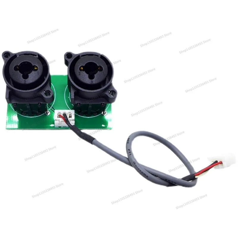 For Microphone Socket, Microphone Holder Circuit Board, with 2.54 Plug Shielded Cable