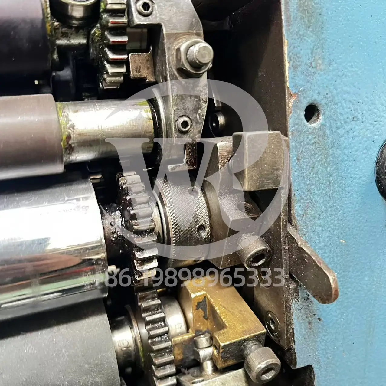 بكرة مائية أصلية مستعملة من KBA Rapida 74، أسطوانة مطلية بالكروم لأجزاء Kba 74 #4