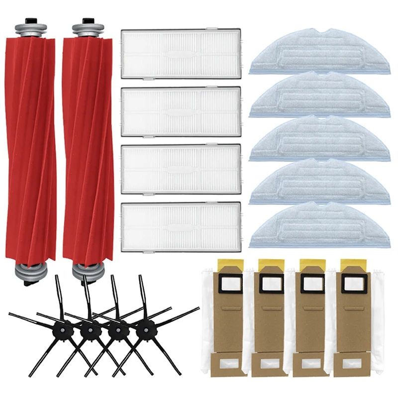 Pièce de rechange pour aspirateur Xiaomi Roborock, brosse latérale principale, vadrouille, filtre de gril, sac à poussière, T7, T7plus, T7S, T7splus, S7