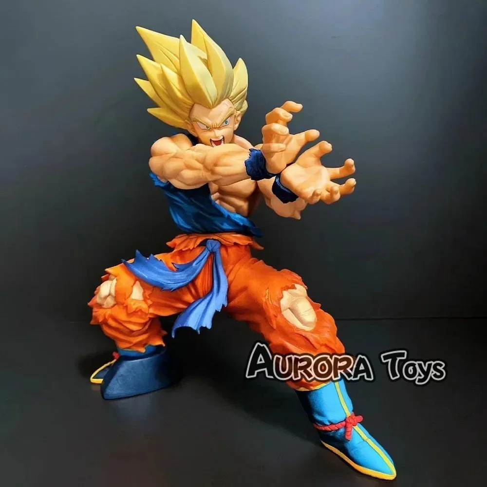 Figuras de acción de Dragon Ball Z de Anime de 15cm/5,91 pulgadas, Son Goku, estatua de Pvc Kamehameha, adornos de escritorio, modelo de colección, juguetes, regalos
