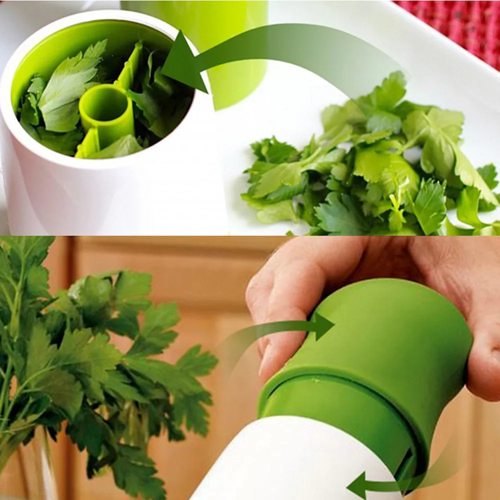 New Herb Grinder Garlic Press Spice Mill Parsley Shredder Chopper Grater Cabbage Fruit Vegetable Cutter Tools Kitchen Gadget VIP