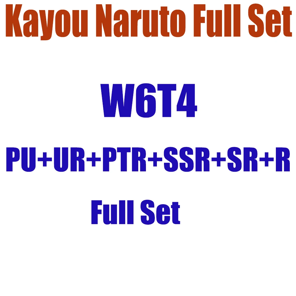 New Kayou Naruto Card Set Anime Collection Card SP MR PU PTR UR SSR SR R Full Series Story card Children's Toy Birthday Gifts