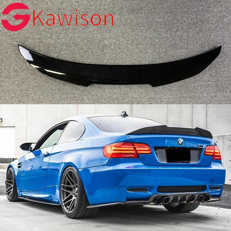 PSM Style For BMW E92 Spoiler 3 Series 2 Door E92 M3 & E92 Coupe 2005-2012 ABS Rear Spoiler Lip Wings Trunk Tail Car Styling