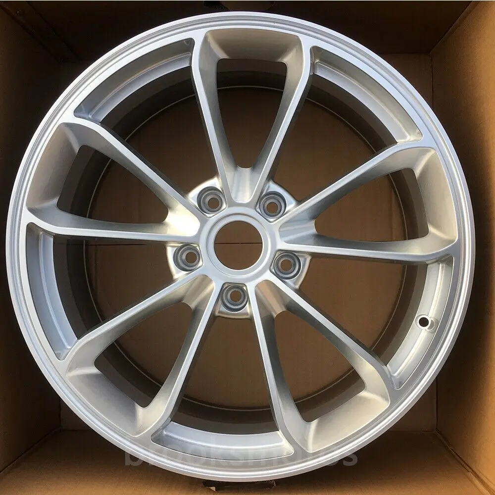 

19" SILVER GT3 STYLE FORGED WHEELS RIMS FIT PORSCHE 911 997 CARRERA S
