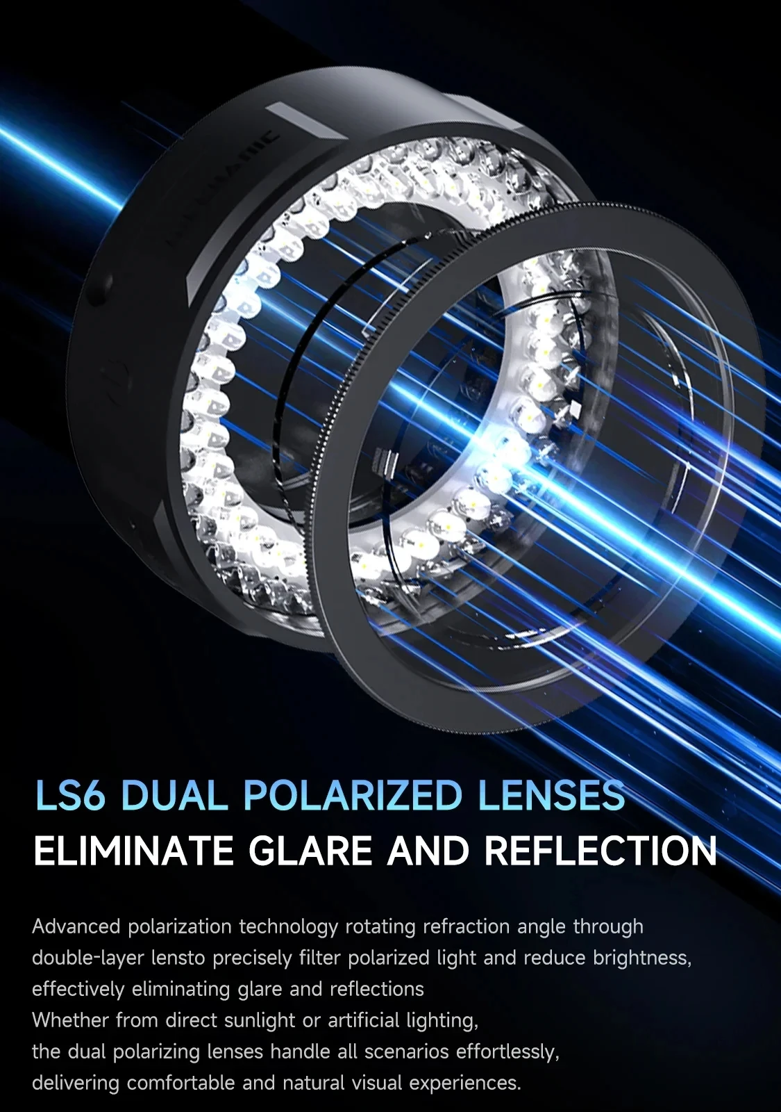 ميكانيكي LS5/LS6 المجهر الاستقطاب مصباح مصمم على شكل حلقة مصباح مكافحة وهج LED المجهر حلقة مصباح لأدوات إصلاح لحام الدقة #3