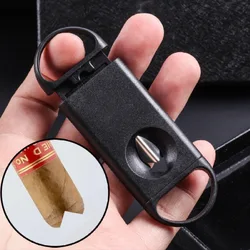 DEJAYA Portable Stainless Steel V-Shaped Cigarro Hole Opener Cigar Cutter Smoking Accessories