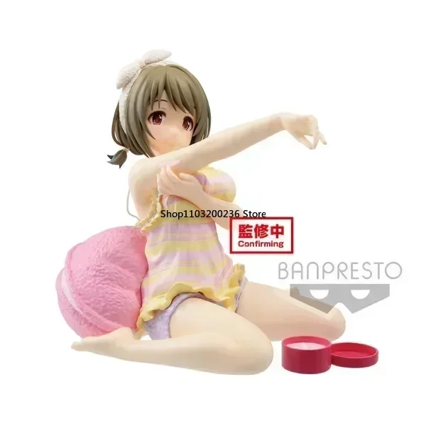 BANDAI Original EXQ THE IDOLM@STER Cinderella Girl Mimura Kanako Hand-made Action Figure Finished Product Model Toys