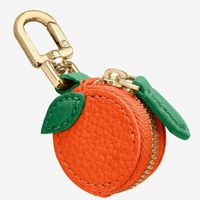 Change Bag Cherry Fruit Shape Coin Purse Strawberry Zipper Fruit Keychain Cute Korean Style Earphone Bag Female