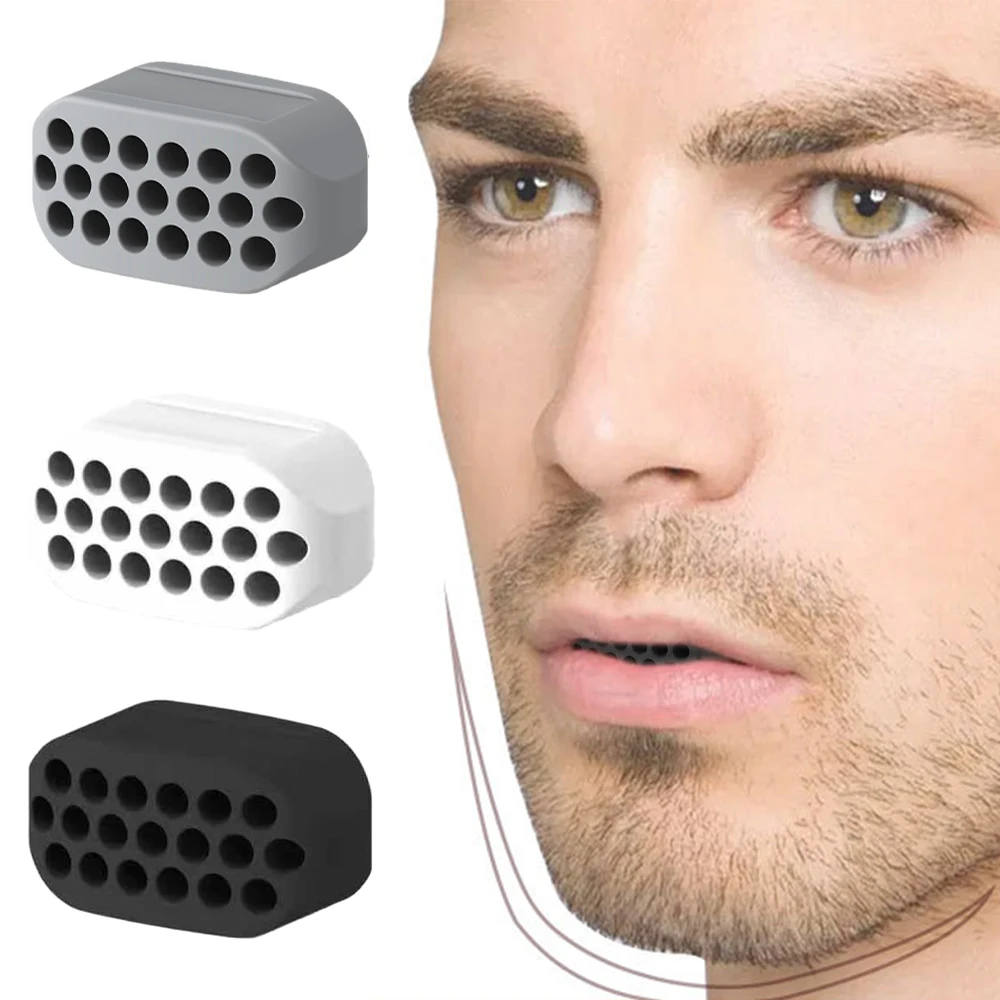 Kaak Sporter Voor Mannen Vrouwen Siliconen Jawline Sporter Tabletten Jaw Trainer Voor Beginnende Gevorderde Gebruikers Fitness Bal