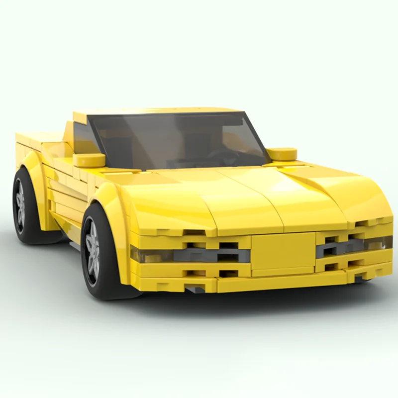 Moc قوالب بناء IC5 ZO6 سرعة أبطال السيارات نموذج التكنولوجيا وحدات سوبر الرياضة كتل هدايا عيد الميلاد لعبة لتقوم بها بنفسك الجمعية #4