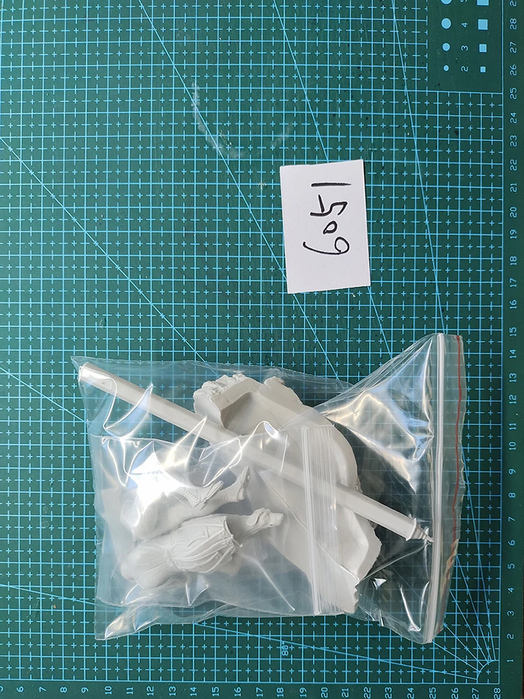 Soldato in resina 1/24 75mm soldato antico SIT CON cane Modello smontato non verniciato Kit di costruzione di figure