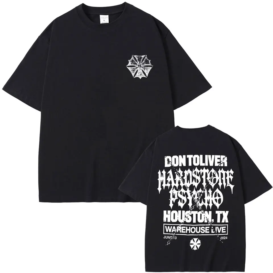 Rapper Don Toliver Hardstone Psycho Album Graphic T Shirt Men Hip