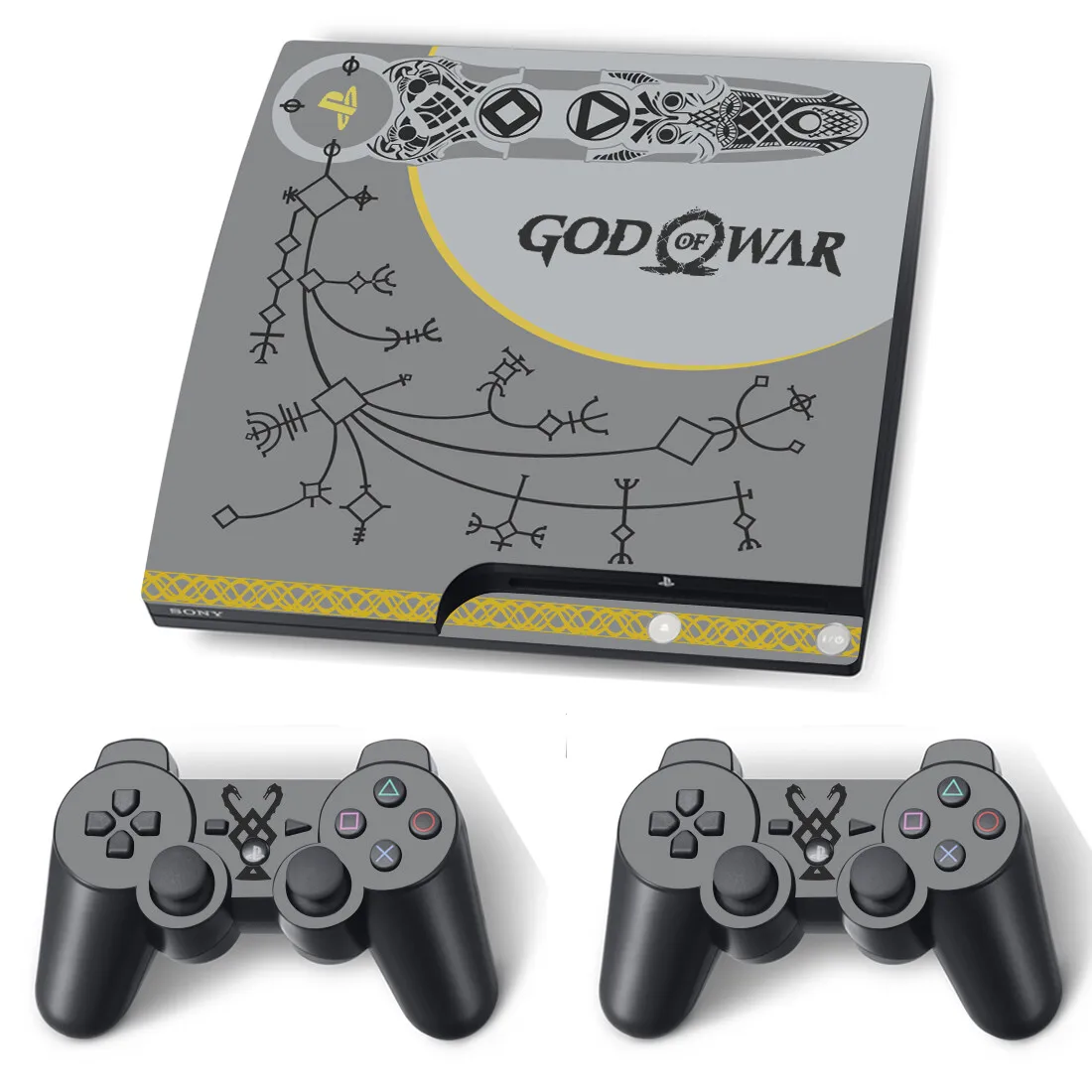 Naklejka/Skórka z Własnym Projektem na Konsolę PS3 Slim i Kontrolery, Naklejki/Skórki Winylowe na PS3 Slim — zdjęcie produktu 4