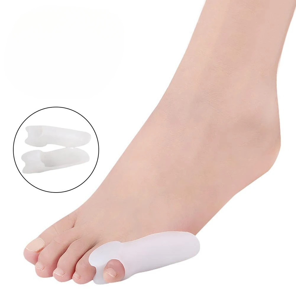 2pc Soft Gel Bunion Corrector Little Toe Separator Bunion Pad for Pain Relief of Corn Callus and Blisters Toe Orthosis Foot Care