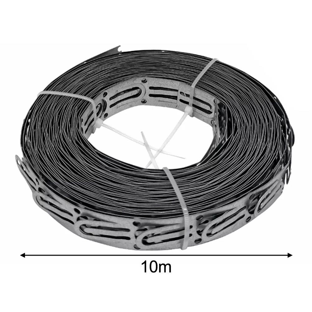 1pc 10m Floor Heating Cable Straps Galvanized Steel Floor Heating Clip Heating Wires Accessories Roof Gutter Cable Clips