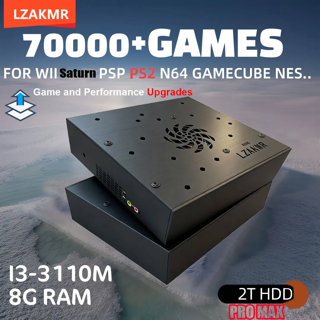 

8G Ram 2T Rom New Upgrade Retro Gaming Device 70000+ Games for Wii 260 PS2 DC PSP GAMECUBE 2T Loaded X8 Pro Console Windows 11