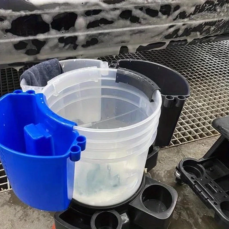 Universal Bucket Organizer Car Detailing Tools Towels Brushes Mitt Fast Easy Storage Kits External Hanging Barrel Wash Bucket