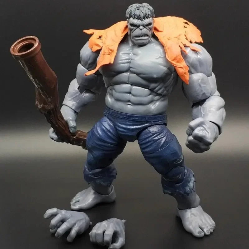 23ซม.Marvel Avengers Hulk Action Figure Joint Mobile Fury Hulkตุ๊กตาของเล่นเดสก์ท็อปเครื่องประดับของขวัญวันเกิดอะนิเมะรูป