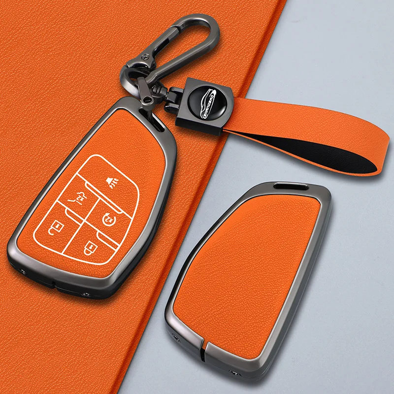 

For GMC Yukon for Chevrolet Tahoe Suburban 2021 2022 2023 for Buick ENVISION S Plus Avenir Metal Car Key Cover Fob Case Shell