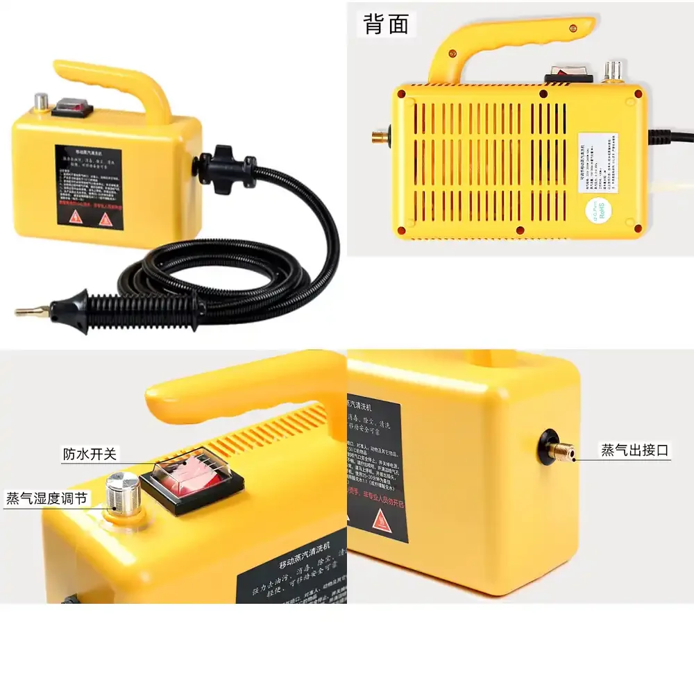 

High-Temperature Steam Cleaner for 110V Electric Car Engine Bathroom Kitchen Tile Grout Floor Upholstery Carpet Cleaning