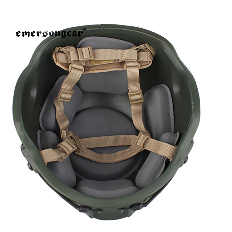 Emersongear Tactical Helmet ACH MICH 2002 Helmet Protective Guard Gear Special Action Headwear Airsoft Training Hunting