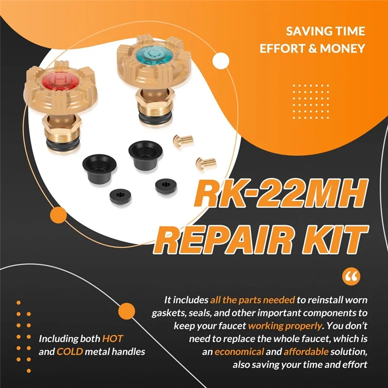

N04R RK-22MH Ремкомплект для Woodford Model 22 и V22 Наружные настенные смесители Ручки для крана