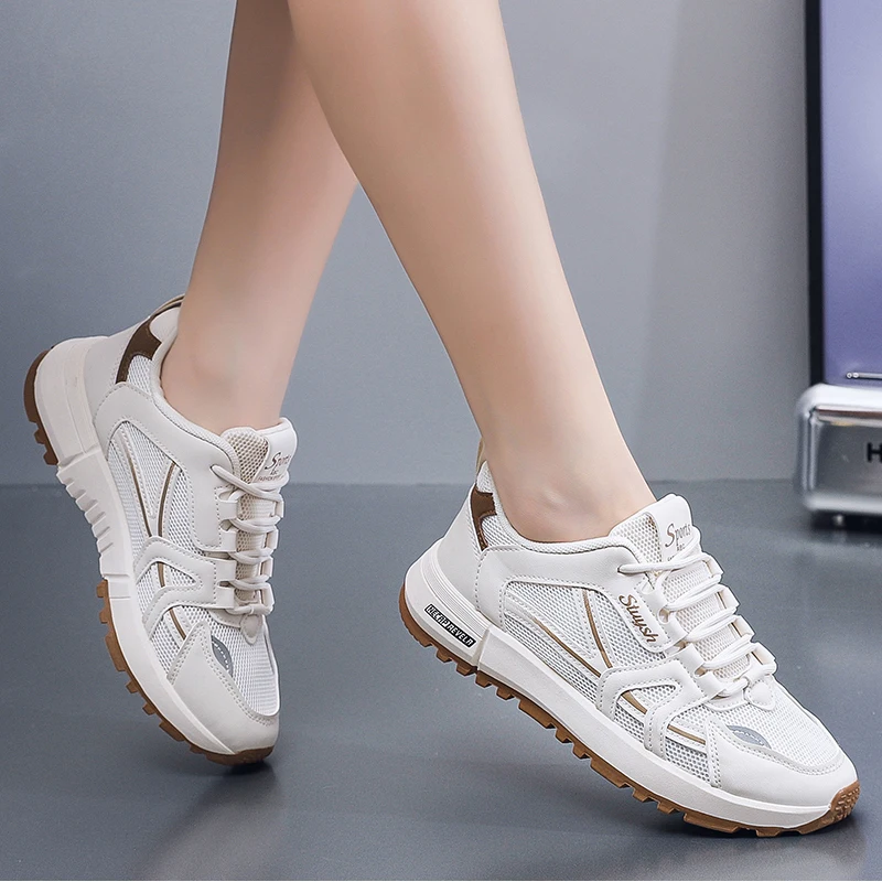 Non-Slip High Quality Mesh Sneakers Trainers Breathable Trendy Tennis Woman Brand Training 2024 New Gym Loafers Sports