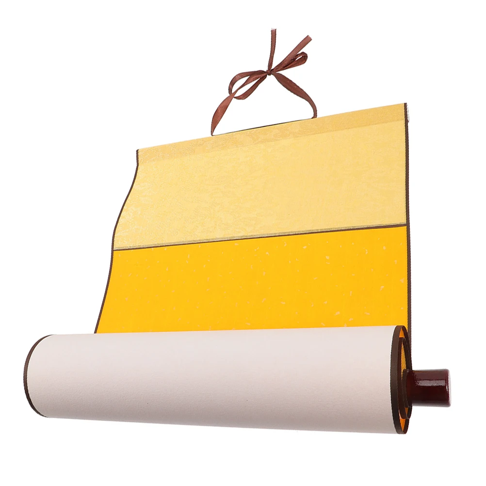 

Blank Painting Scroll Calligraphy Wall Mounting Hanging Art Scroll For Chinese Brush Writing Ink Painting Watercolor Rice