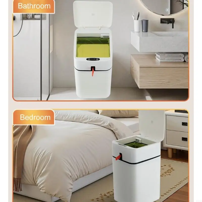 

Автоматическое саморазвитие мусорного мусора с датчиками управления запахом Технология Комплексная экономия пространства для