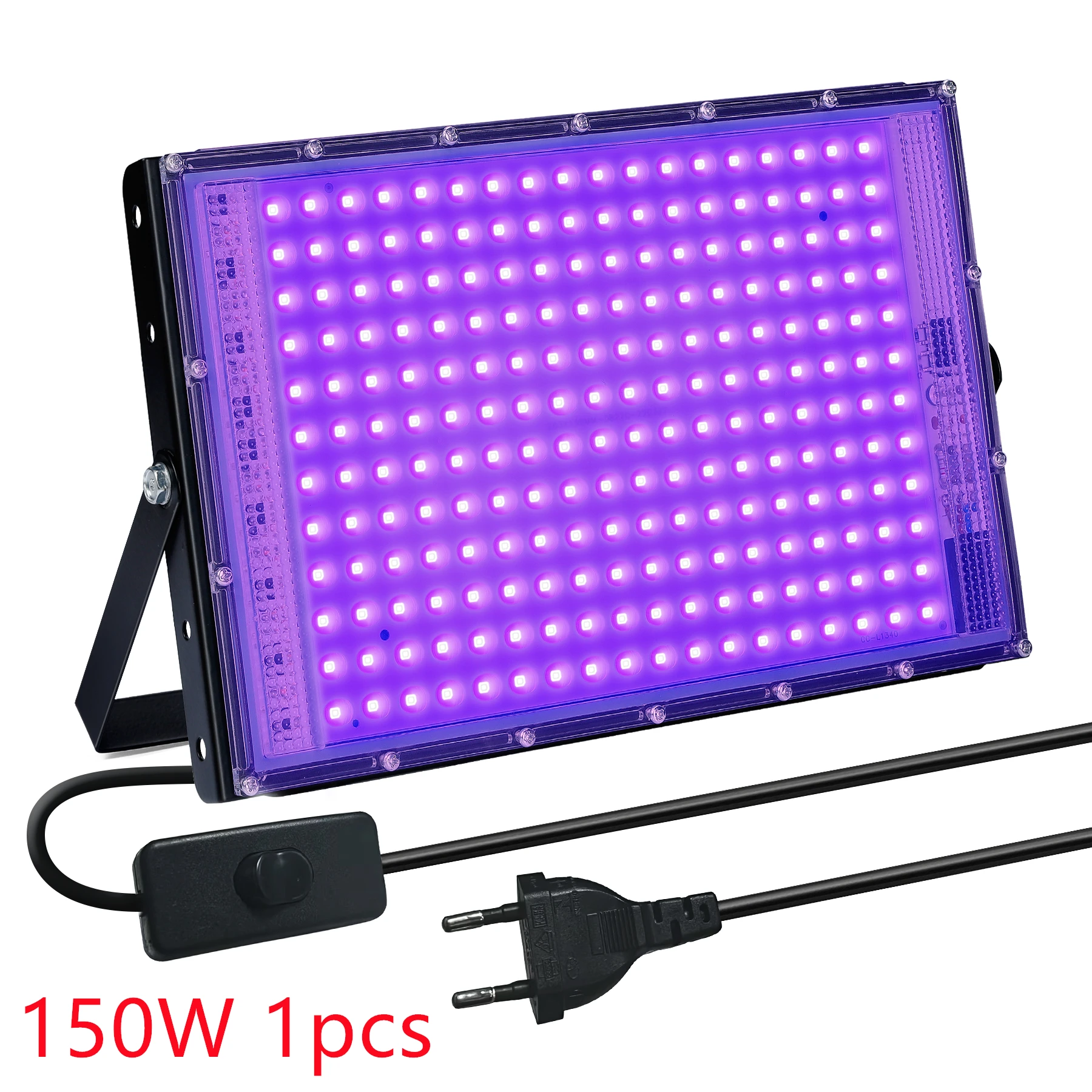 UV Zwart Licht 50W 100W 150W outdoor LED-schijnwerper Zwart Licht LED Spotlight 395nm Lamp voor Disco Glow Party Stage licht