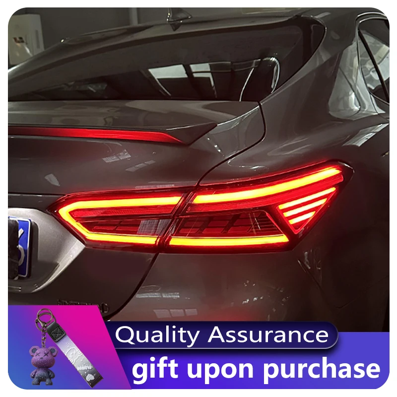 Car Accessories Lamps For Toyota Camry 2018-2023 Tail Light Dynamic LED Turn Signal DRL Plug And Play Taillight Refit Auto Tools