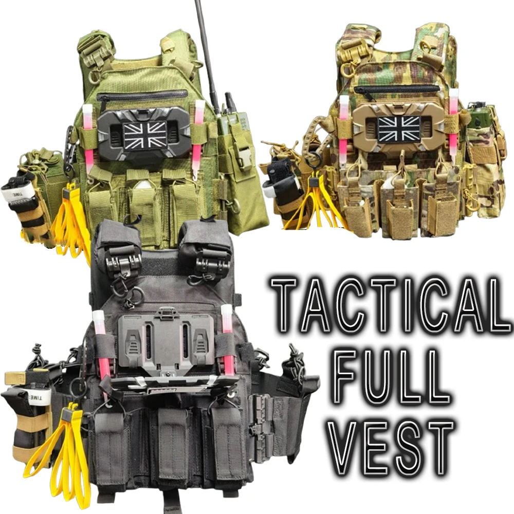 

Tactical Full-Set Vest Quick-Release Protective COS Navigation Multi-Functional Protective Vest Paintball Shooting CS Game Props