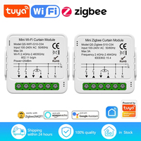 Tuya WiFi Zigbee Smart Curtain Switch Module Connect Roller Blinds Shutter Electric Motor Work with Alexa Google Home Smart Life