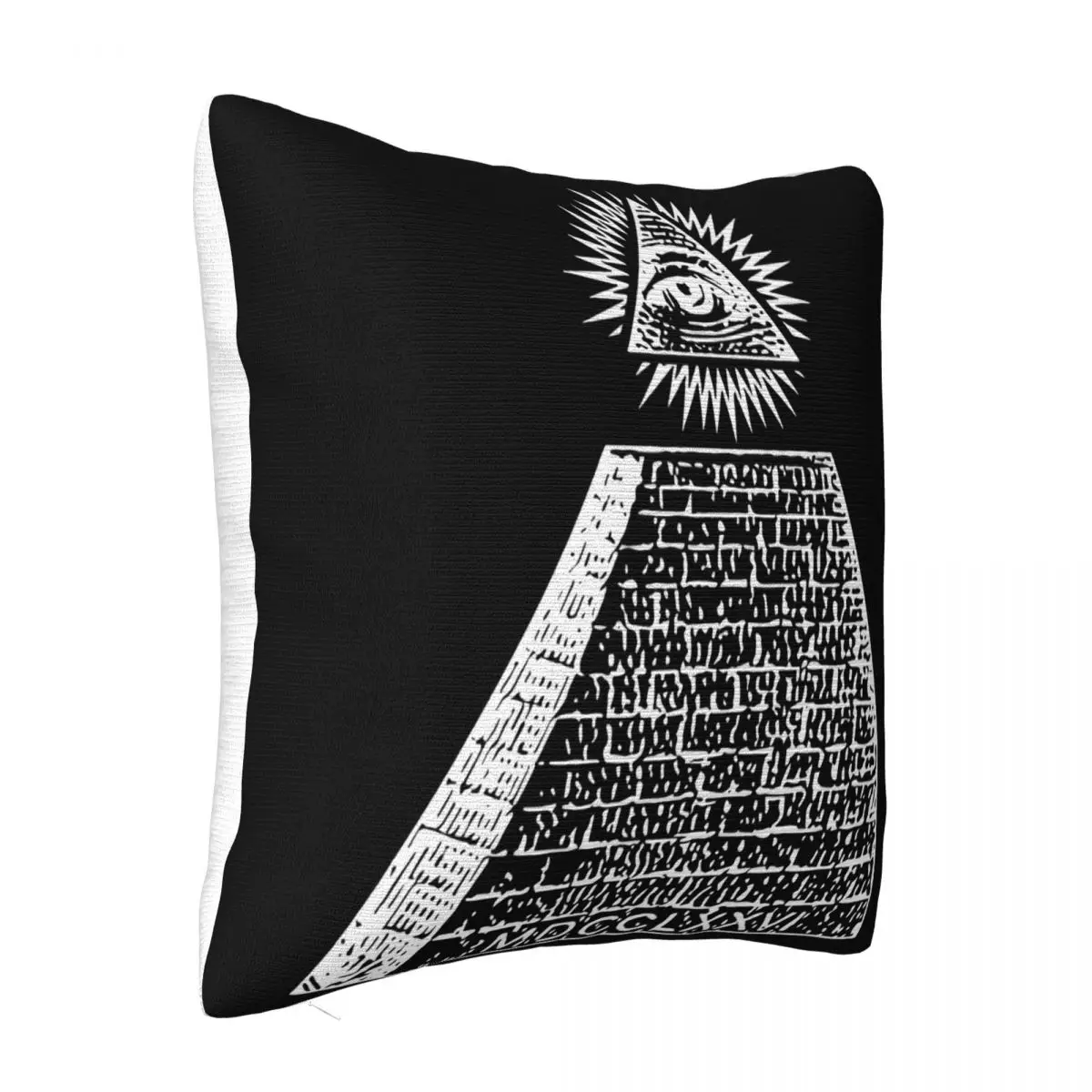 Men Outdoor All Seeing Illuminati Eye Symbol White Outdoor Women Banda Tops Pillow Case