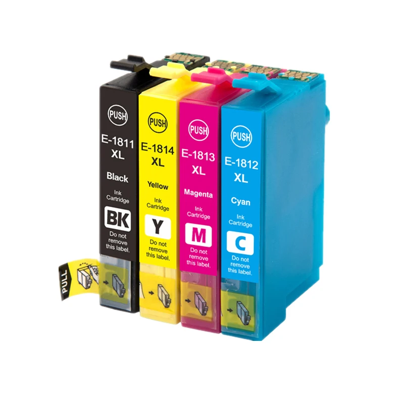 Compatible Ink Cartridges For EPSON 18XL T1811 T1814 For Epson XP-412 XP-215 XP-315 XP-415 XP-212 XP-33 XP-225 XP-322 Printer