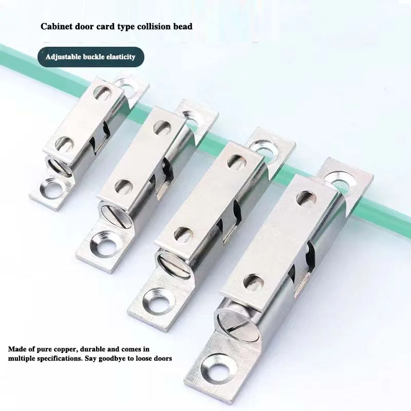 Brass Bead Spring Snap Switch Suitable For Cabinets Hanging Cabinets Wardrobes Wine Cabinets Door Switches Lock Buckles