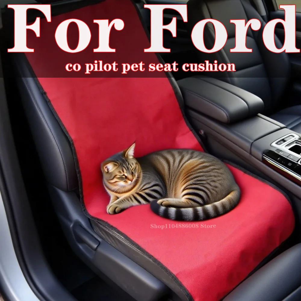 

Car co pilot pet seat cushion dog cat anti fouling pad suitable for Ford SUV F-150 Ranger Mustang Mach-E accessories