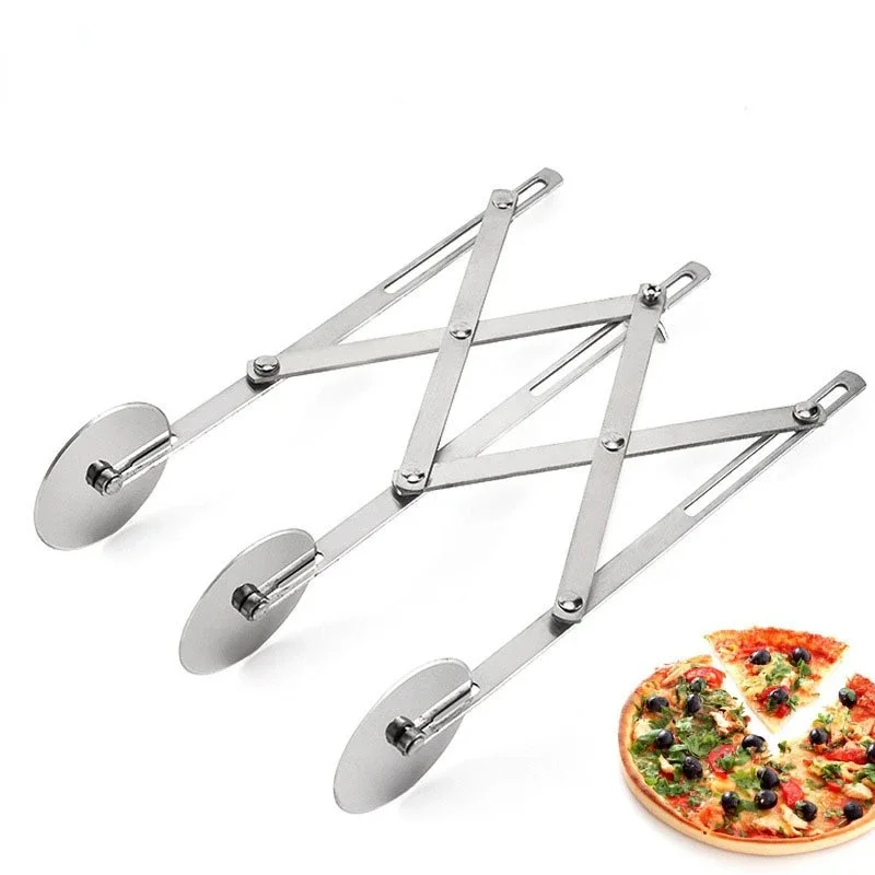 3/5/7 Wheels Cutter Dough Divider Side Pasta Knife Flexible Roller Blade Pizza Pastry Peeler Stainless Steel Bakeware Tools