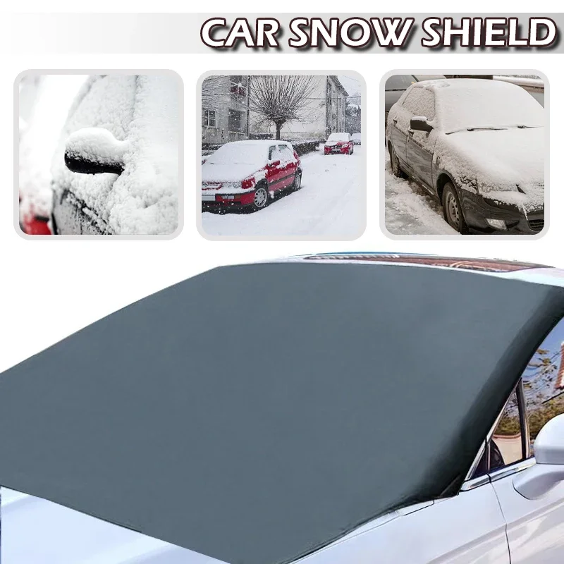 

Magnetic Car Windshield Cover Sun Snow Protector Waterproof Front Windscreen Sunshade Automobile All Weather Protection