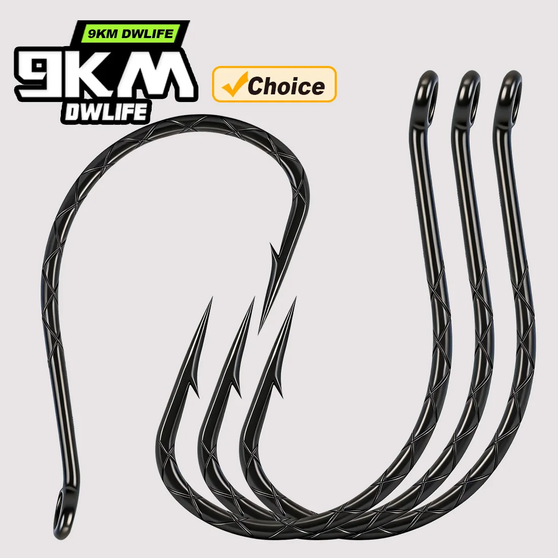 Ganchos de Pesca Drop Shot 9KM 50-100pcs para Pesca com Isca Drop Shot/Wacky Rig para Bass e Walleye em Água Doce e Salgada