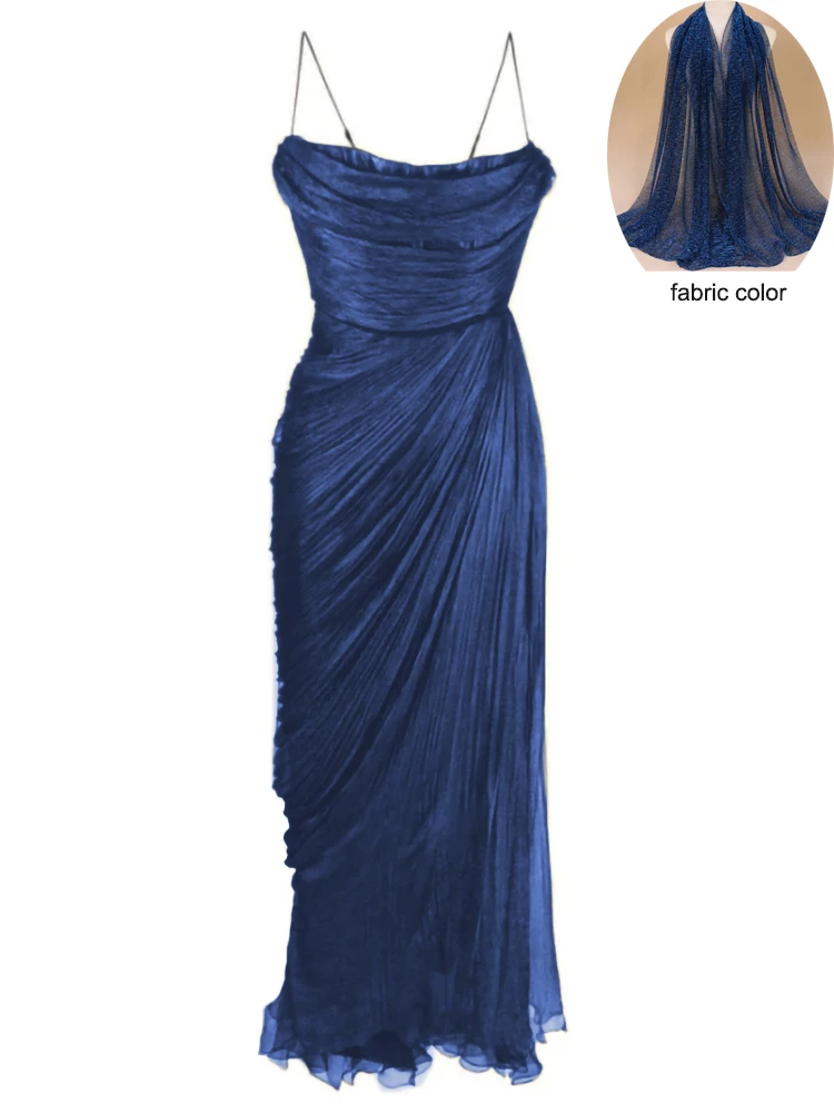 Elegant Tea-length Women Straight Evening Dresses Prom Gowns Special Events Gala Evening Party Replica Birthday Dress New