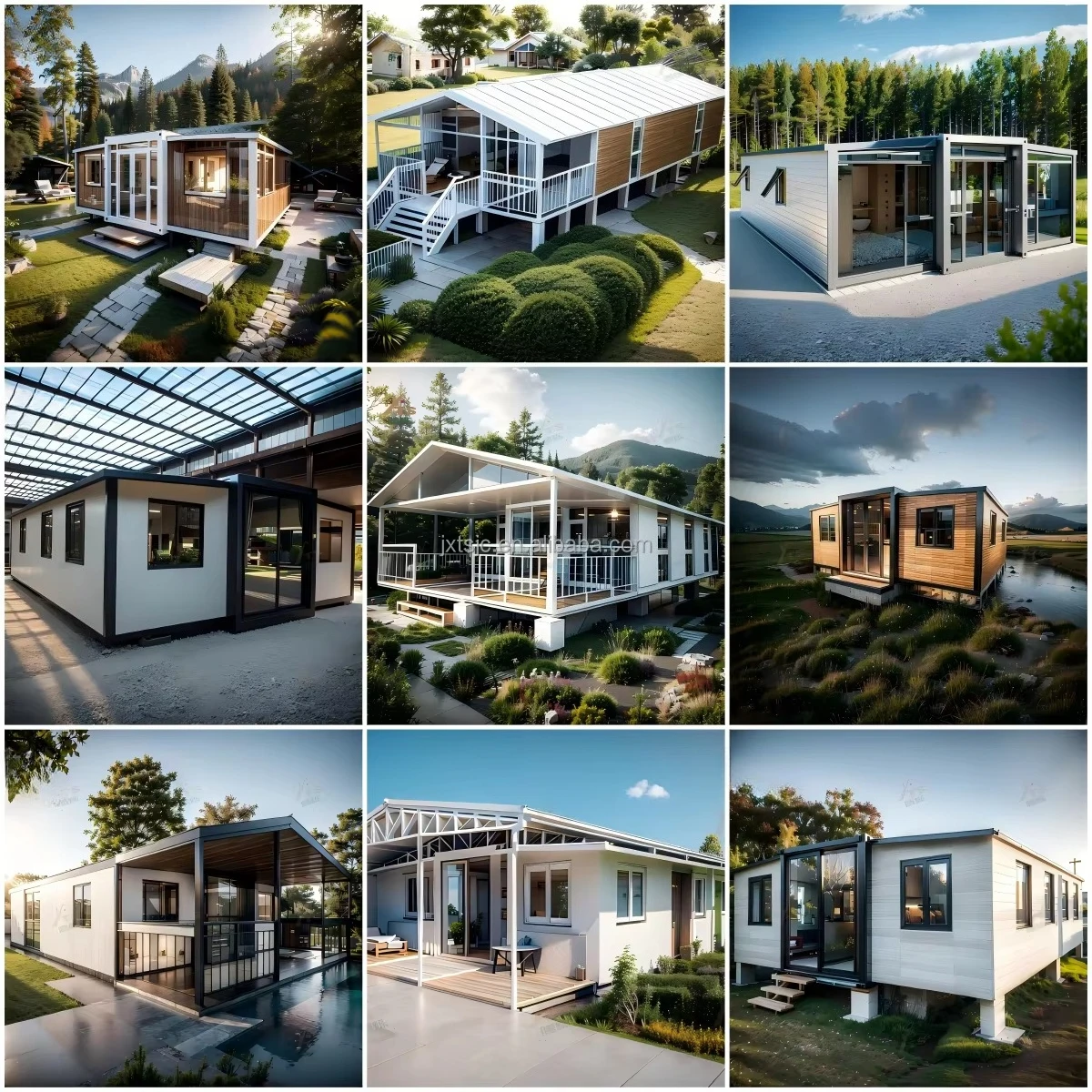 20 Fuß/30 Fuß/40 Fuß erweiterbares Containerhaus, abnehmbares mobiles Klapphaus, modulares vorgefertigtes Containerhaus
