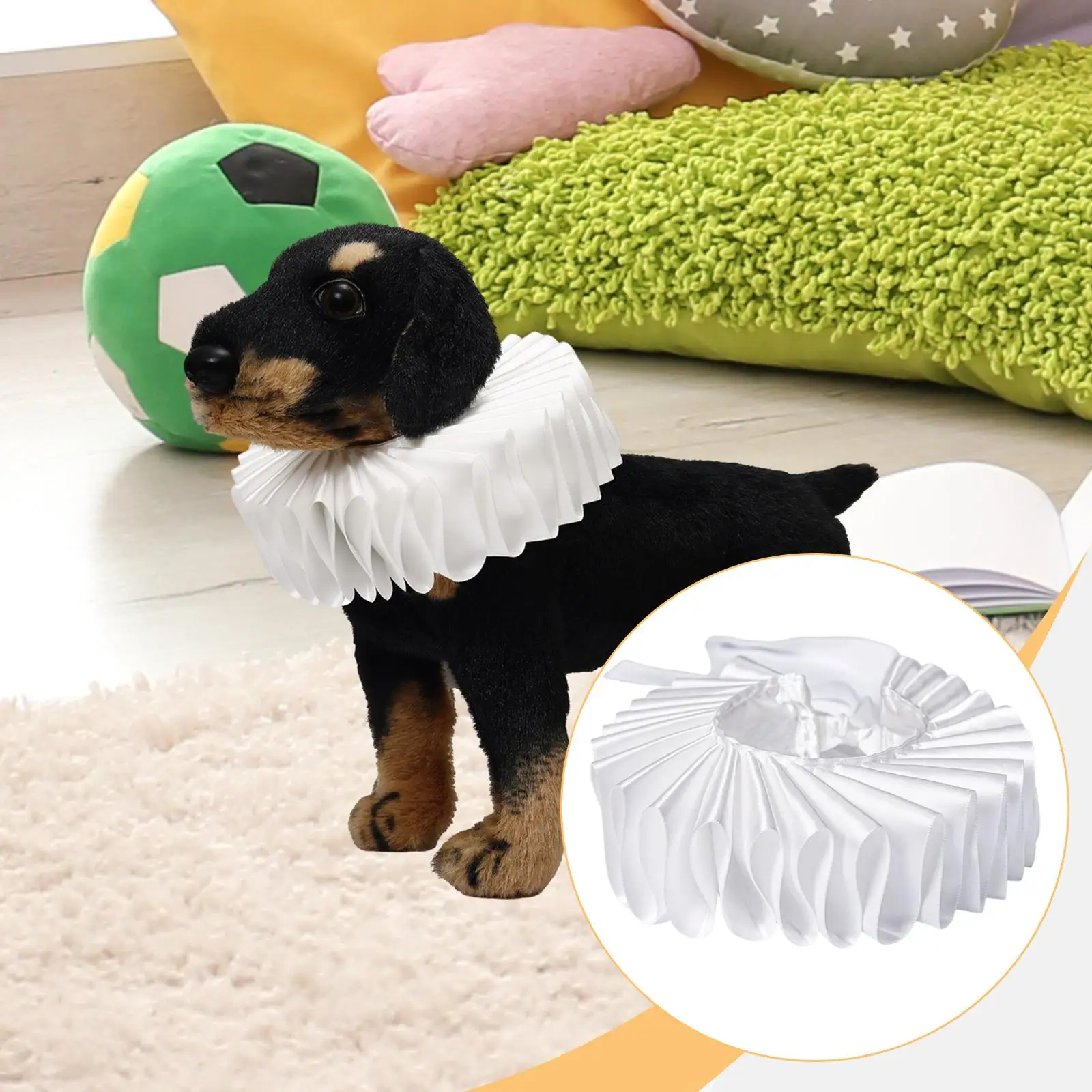 طوق كلب القط الرقبة كشكش إليزابيث كشكش مستلزمات الحيوانات الأليفة لأعياد الميلاد الفيكتورية