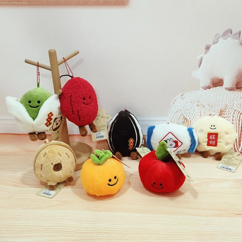 

Очаровательная сумка, имитация еды, плюшевая кукла, подвесная милая хурма, плюшевый брелок, кавайное украшение, плюшевая подвеска с фисташками