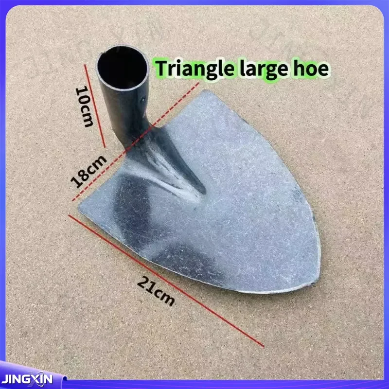 custom for Heavy Duty Full Steel Triangular Hoe Portable Multi Functional Garden Weeding Farming Landscaping Soil Cultivation