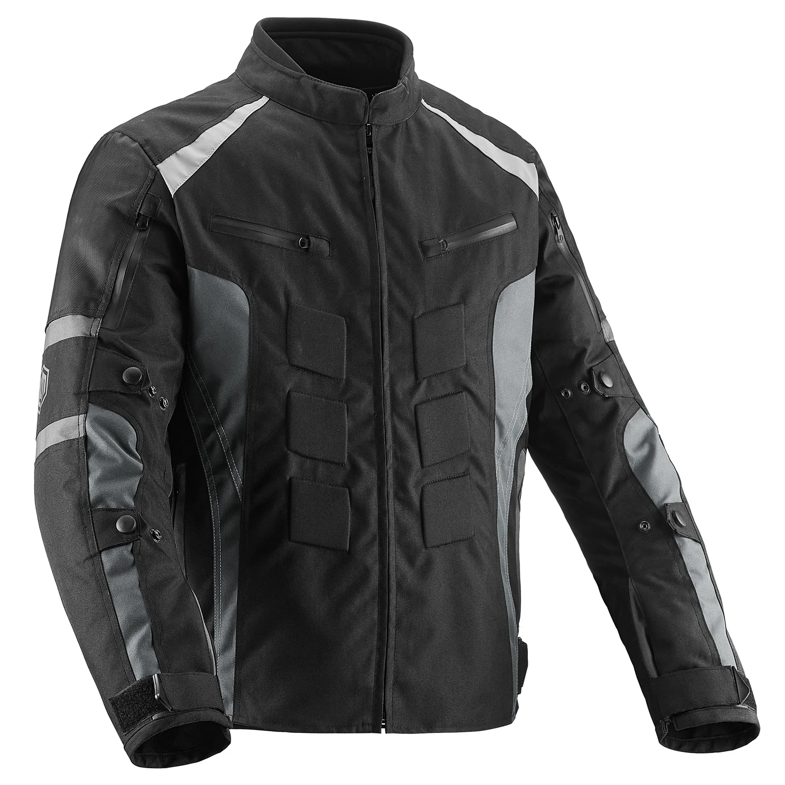 ILM Motorcycle Jacket with CE Armor for Men Enduro Touring Dualsport Riding Water Resistant Textile All-weather B02